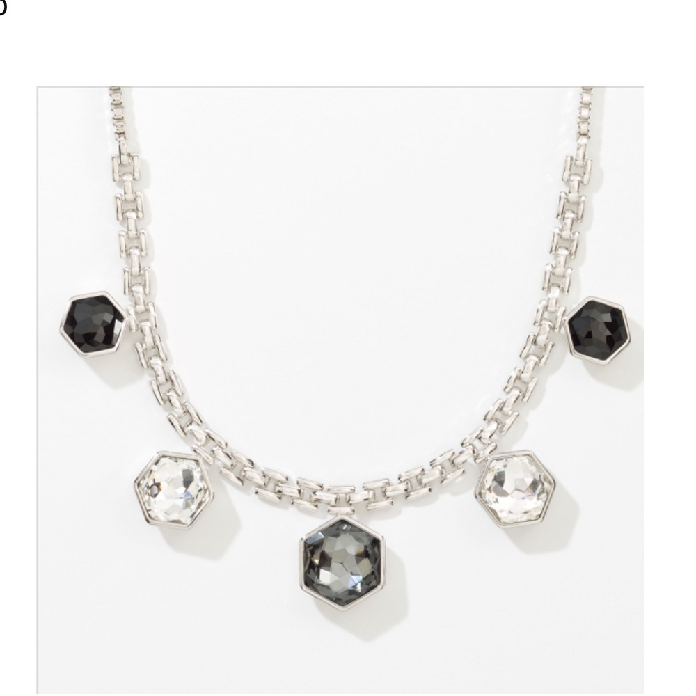 Touchstone Crystal On Edge Necklace **NWOT**‎